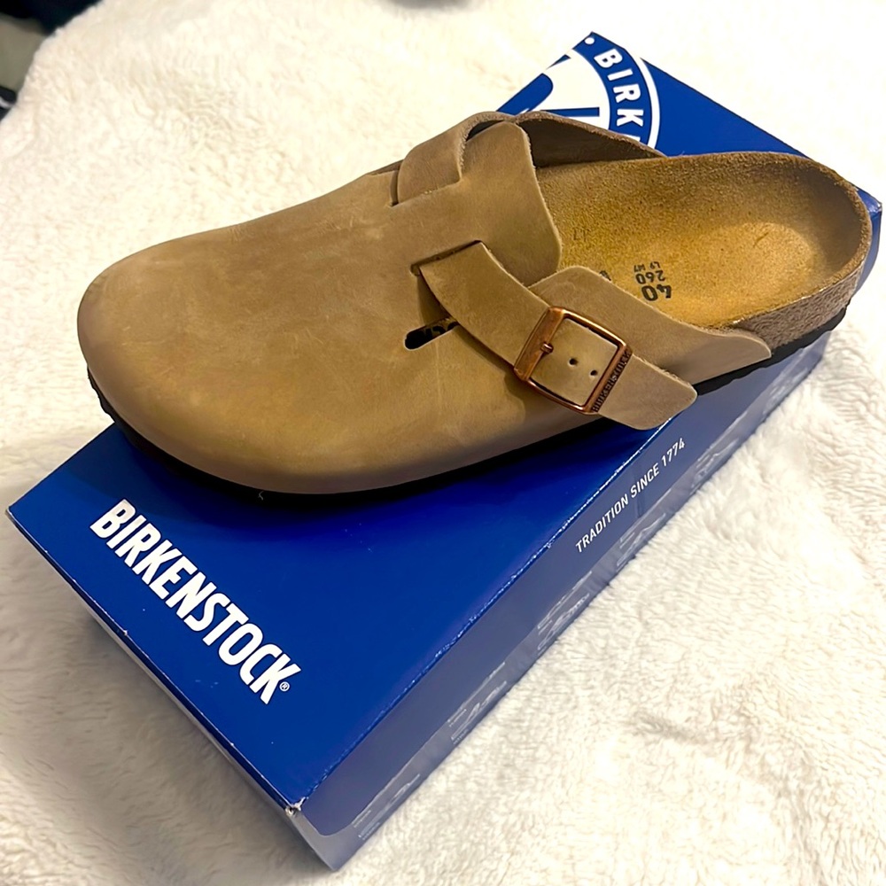Birkenstock Boston Clog Oiled Leather